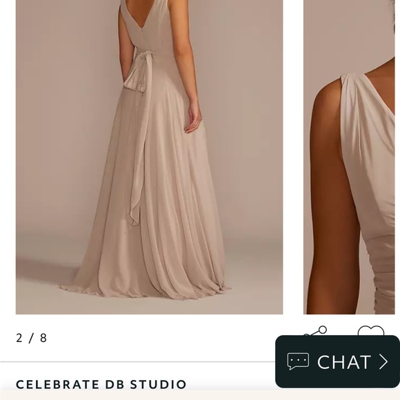David’s Bridal Celebrate DB Studio Bridesmaids Dress - Picture 4 of 8